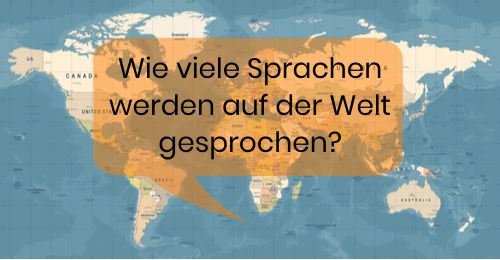 verschiedene Sprachen der Welt